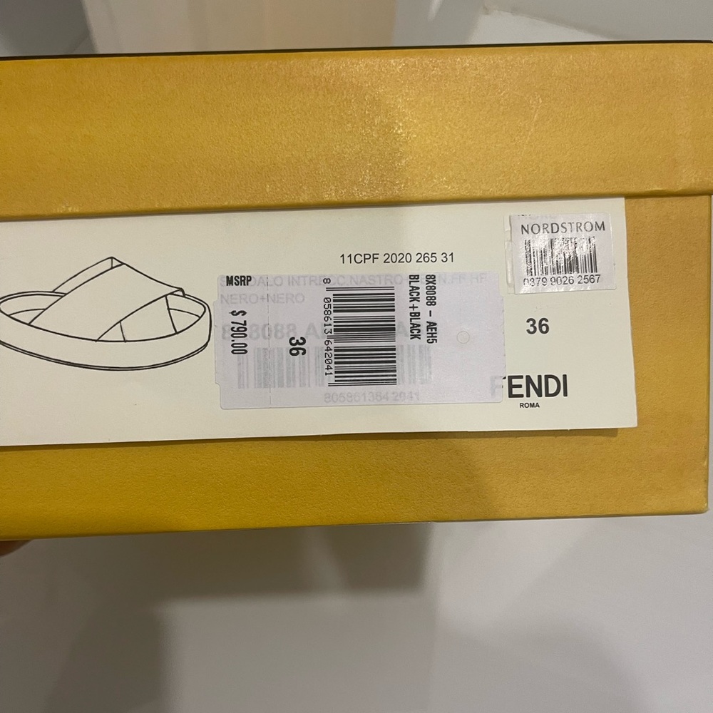 Authentic Fendi Slides size 36 - Picture 13 of 13